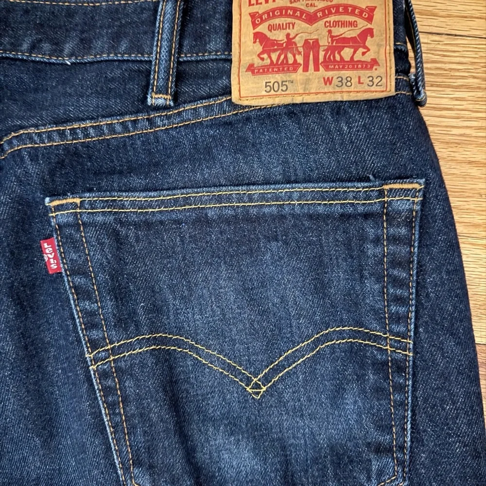 Classic Deep Blue Straight Men's Jeans